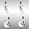 Service Caster 4 Inch 316SS Nylon Wheel Swivel 7/8 Inch Expanding Stem Caster Brake SCC, 2PK SCC-SS316EX20S414-NYS-2-TLB-2-78 - alternate 2